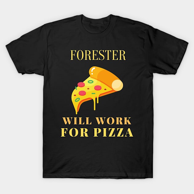 Pizza forester T-Shirt by SnowballSteps